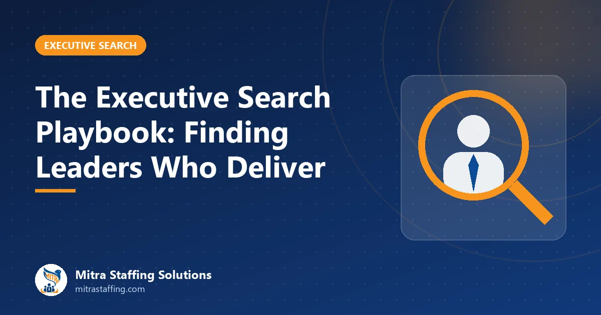 Senior executive in a boardroom interview with an executive search consultant